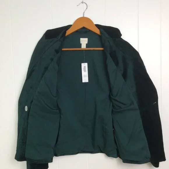 Chico's Velour Velvet Blazer Jacket Size 1 - Picture 6 of 16